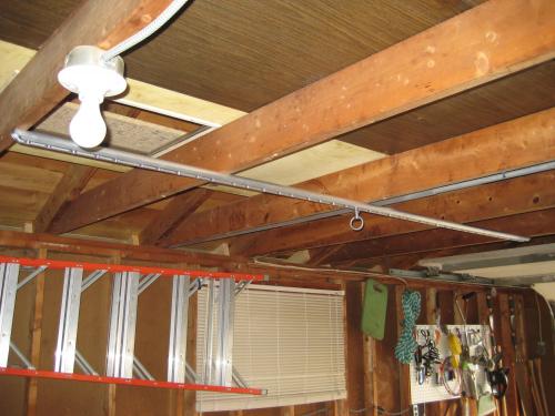 Mounted across 24 inch joists.